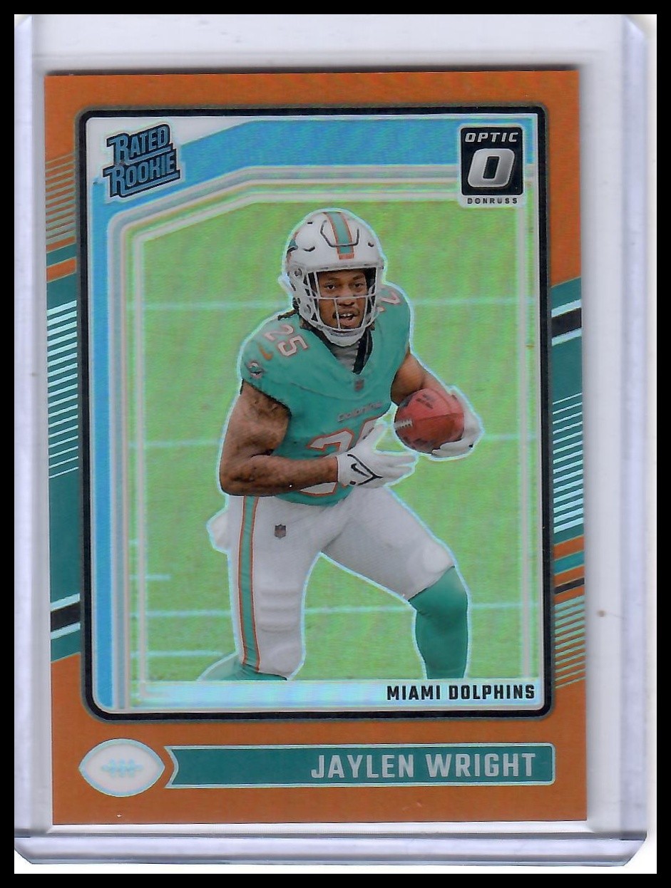 2024 Donruss Optic #249 Jaylen Wright Orange