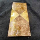 Vintage Two-Tone Sunburst Atomic Engine-Turned Cigarette Case Gold Silver Deco — photo 5