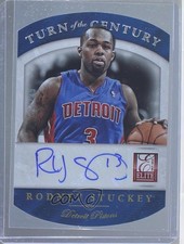 2013 Panini Elite Turn of the Century Signatures 28/49 Rodney Stuckey Auto 4l3