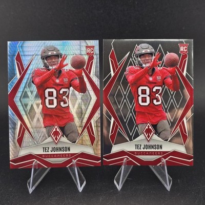 2025 Panini Phoenix - Tez Johnson #166 Silver Hyper & Base(RC)