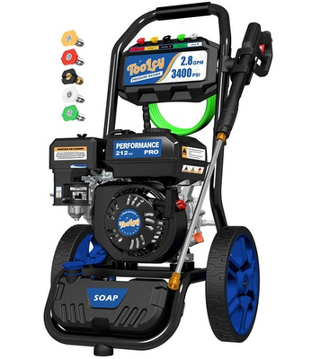 #ad 3400 PSI amp; 2.8 GPM Gas Powered Pressure Washer with Onboard Soap Tank Power ... $694.84