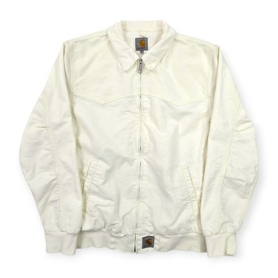 Carhartt WIP Santa Fe Bomberjacke Creme Herren Medium 