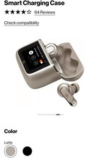 JBL Tour Pro 3 Noise Cancelling Earbuds.  color: Latte  Smart Charging Case