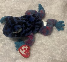 Ty Beanie Baby Dart The Frog With Tag 2001   Tag Error Tag  Tush Tag Dates 