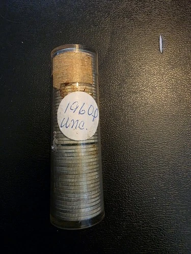 Roll (50) 1960P 90% Silver Proof Roosevelt Dimes, BU Brilliant Uncirculated, Gem