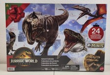 Mattel Jurassic World Rebirth Advent Calendar 24 Days Dinosaur Surprises 18 Mini