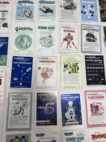 Colecovision Intellivision Coleco Game Booklet Manual Bundle Lot