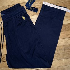 60 NWT Polo Ralph Lauren Men's Stretch Fabric Lounge Jogger Navy Size Large