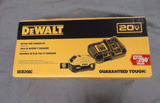 New DeWalt DCB206C 20V Lithium Ion Battery Pack with Charger