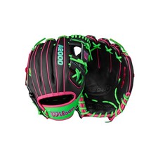 Wilson Summer 2025 A2000® Baseball Gloves Black/Neon Green/Flamingo