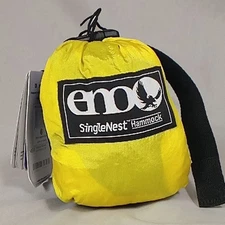 Eno Single Nest Hammock Two Tone Blue Yellow Lightweight 1-Person 250LB Max
