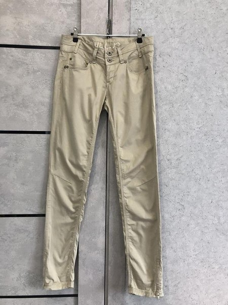 Women Hallhuber Trousers Beige 36 / S / 44