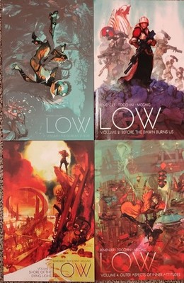 Low graphic novel TPB lot #1-4 COMPLETE SET - Remender - Tocchini - Image Comics