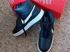 NIKE Sneaker Ebernon MID Gr. 38,5 - 24 cm schwarz unisex NEU