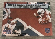 1990 Pro Set Super Bowl XXV -super Bowl Super Moment Fridge -William Perry #149