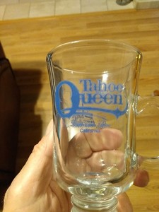 Tahoe Queen South Lake Tahoe Coffee Mug Glass Fantastic Graphics