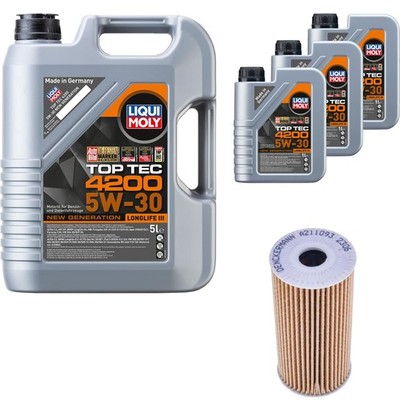 Ölfilter Liqui Moly Top Tec 4200 5W-30 8L für KIA Stinger 3.3 T-GDi 4WD