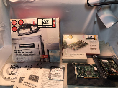 Iomega Jaz 1 GB SCSI External Hard Drive/Iomega Jaz Jet SCSI PCI Card OPEN BOX!!