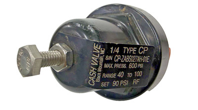 CASH VALVE TYPE CP CP-ZABS027AH-01E Compressor Pilot Valve 90 psi Max 600 psi
