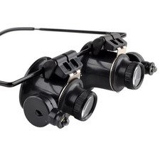 20x Magnifying Magnifier Glasses Magnifaction Jeweler Loupe Repair LED Light qq