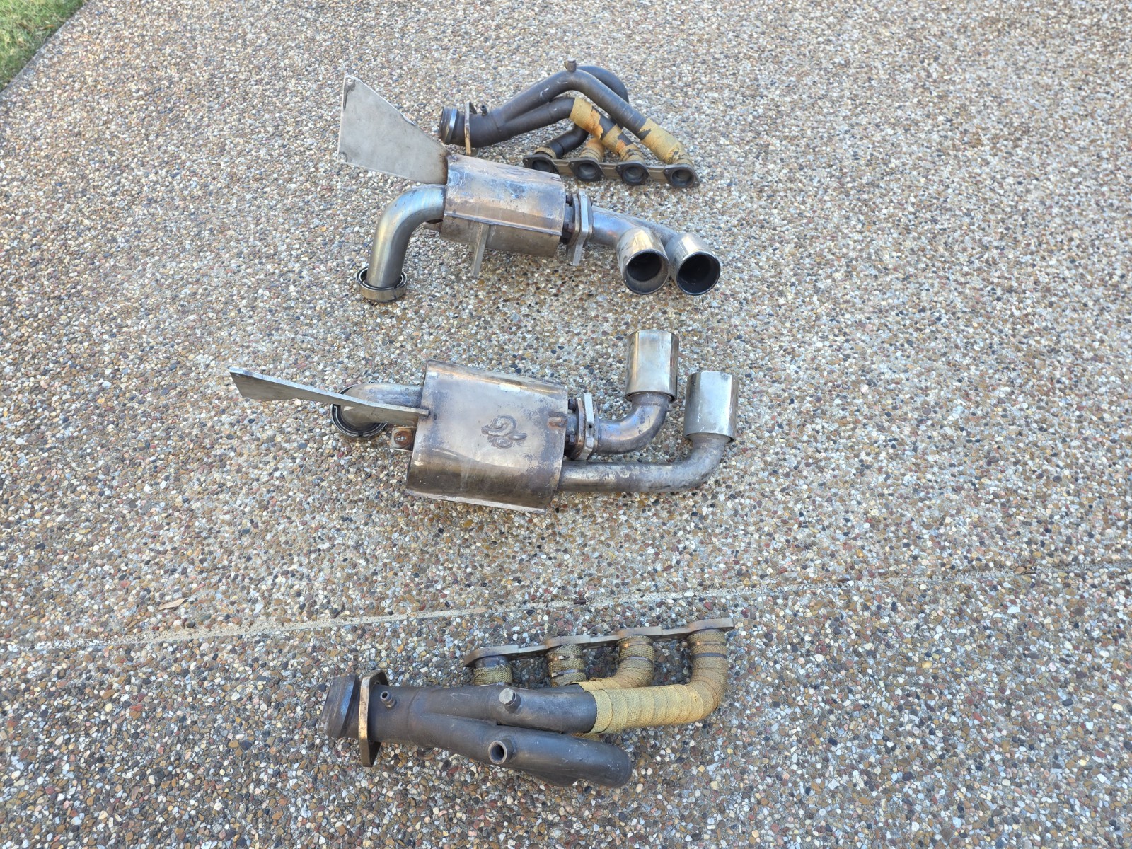 FERRARI F430 TUBI FACTORY ORIGINAL VALVED RACING SPORTS EXHAUST SYSTEM