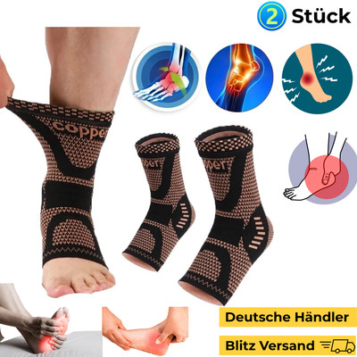 Kompressionsstrümpfe 1XPaar Stützstrümpfe Kniestrümpfe Fußbandage Sport Fitness.
