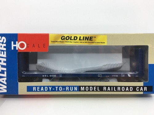 HO Walthers 932-40062 Montana Rail Link 50’ mamparo vagón plano MRL #61026 | Condition: Used