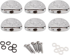 6PCS Engraved Guitar Tuning Pegs Buttons Knobs