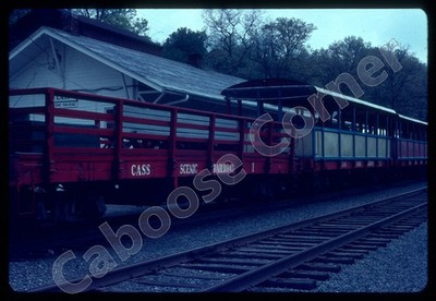 Cass Scenic Railroad Personenwagen West Virginia 5-28-67 35mm Dia (6447)