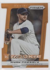 2013 Panini Prizm Orange Prizm Die-Cut 59/60 Ryan Pressly #208 hg6