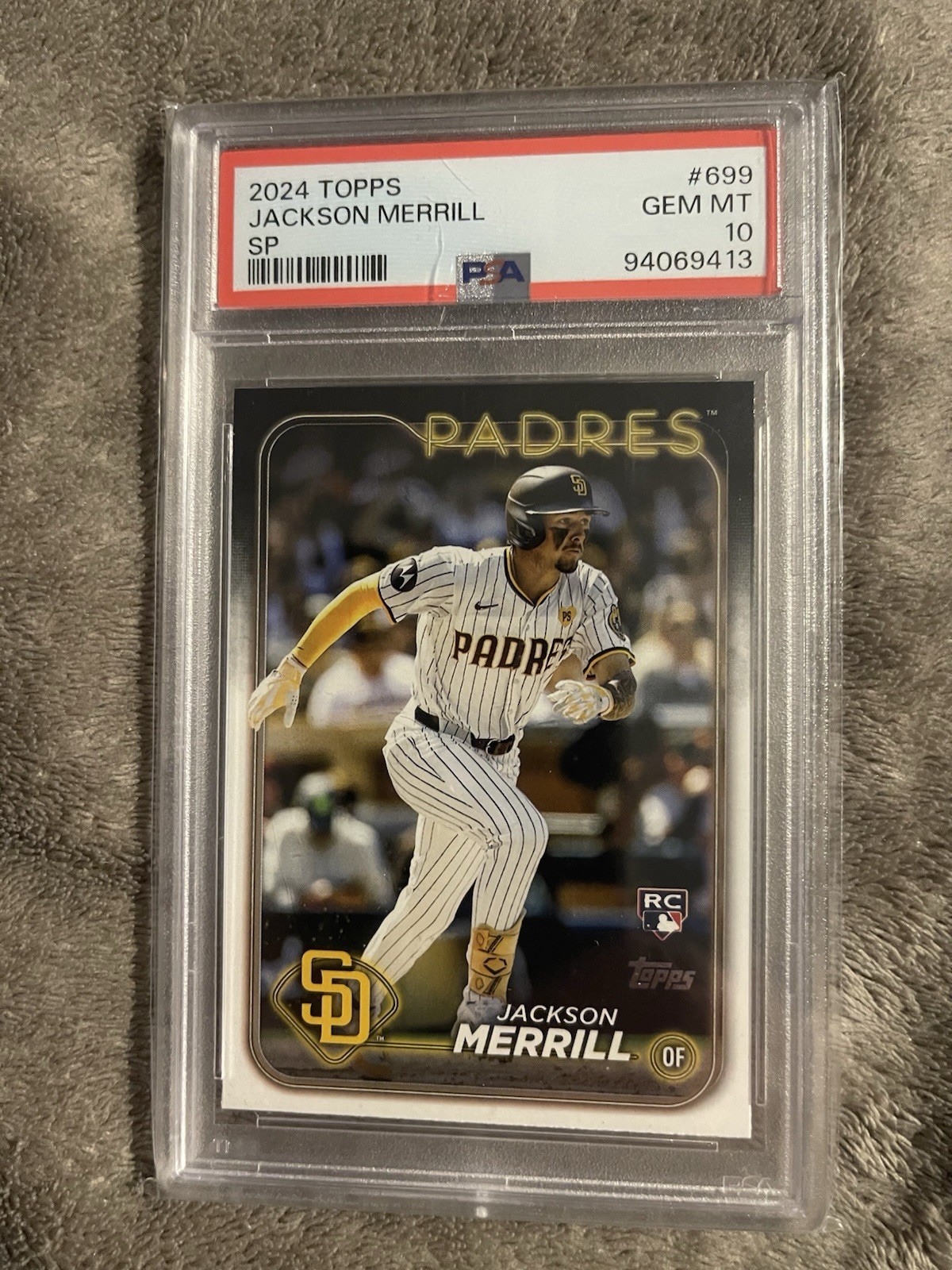 Jackson Merrill 2024 Topps #699 SP Variation Price Guide - Sports 