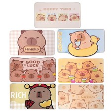 Capybara Bathroom Rug Non Slip Bath Mat Water Absorbent For Shower Floor