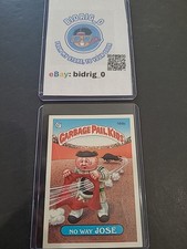 1986 Topps Garbage Pail Kids Series 4 No Way Jose 166b