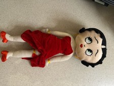 2011 Betty Boop Plush Doll in Red Dress 15" Kellytoy