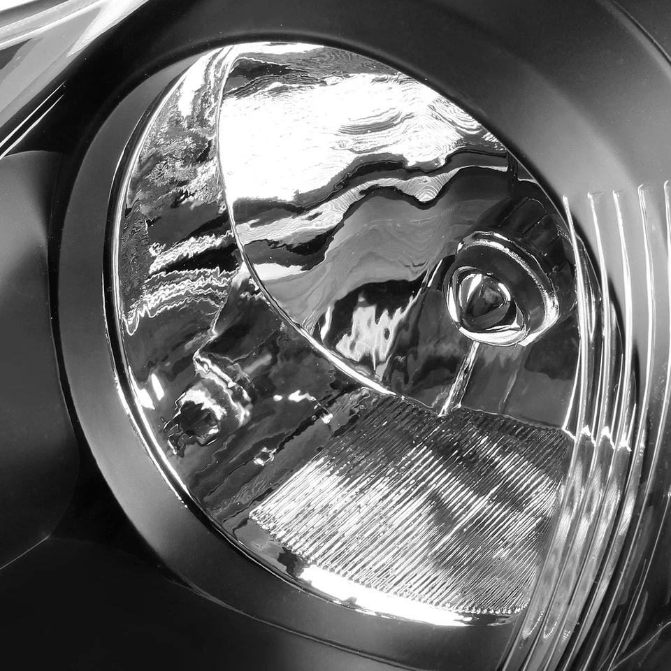 PARA 03-08 TOYOTA COROLLA CARCASA NEGRA FAROS ESQUINEROS TRANSPARENTES REPUESTO LÁMPARAS Foto 2 de 4