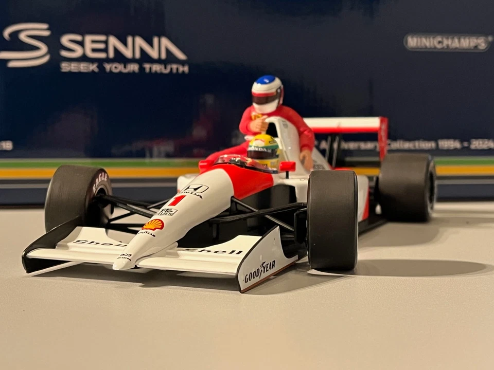 1/18 McLaren Honda MP4/6 A.Senna/J.Alesi GP Mexico 1991 MINICHAMPS 540911828 OVP - Bild 3 von 4