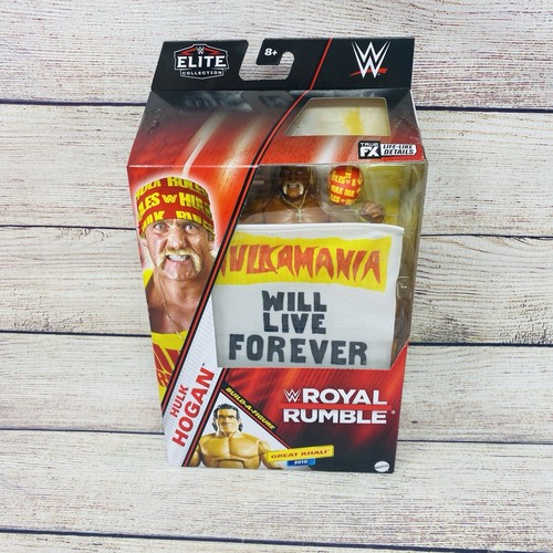 Hulk Hogan (Live Forever Flag) WWE Elite Royal Rumble 2025 Figure Great Khali
