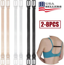 8Pcs Anti Slip Straps Clips Holder Bra Women Non-Slip Bra Rope Back Adjustable
