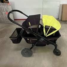 Evenflo Pivot Xplore Single Stroller Wagon Black/Yellow Canopy Tray UPF 50