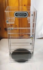 Revolving Locking 2 Sided Jewelry/Accessory Display Case 22" Tall 10" Wide 