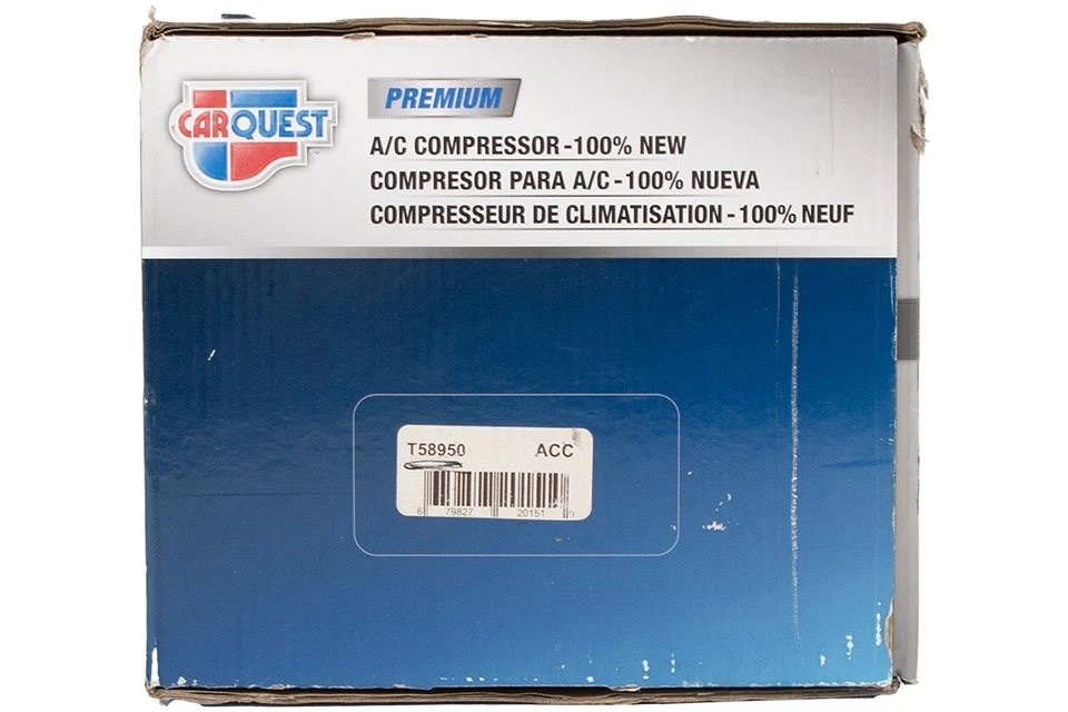 Carquest 交流电压缩机适用于 1985 - 1994 凯迪拉克商用底盘部件 ID T58950 — 第 3/4 张图片