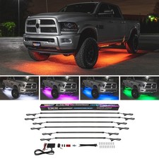 Ledglow Multi Color Slimline Led Truck Underglow Neon Accent Light Underbody Kit Ledglow Multi Color Slimline Led Truck Underglow Neon Accent Light Underbody Kit