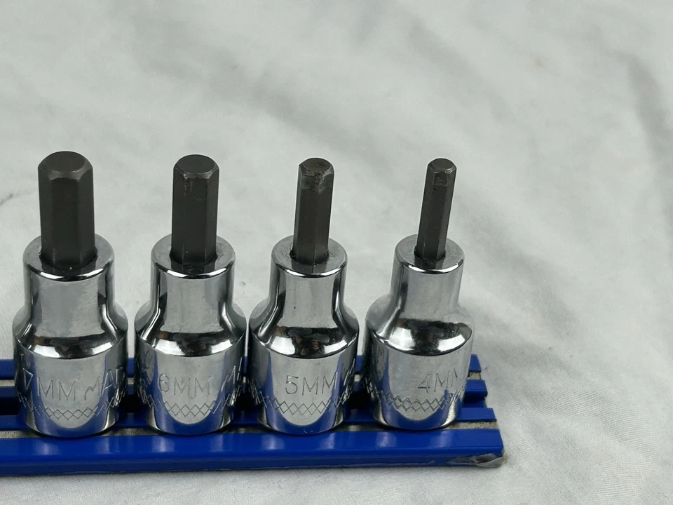 MAC Tools SXMAS8PT 4-11mm 8 Piezas 3/8" Accionamiento Métrico Cromo Allen Set + Riel Vim Foto 4 de 4