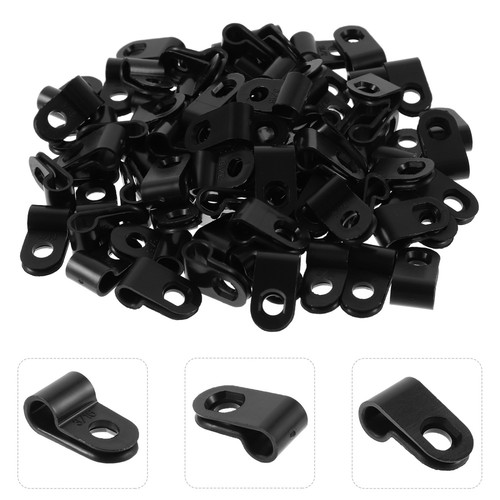 200 Pcs Cable Clamp Sorter R-type Nylon Rope Light Mounting Clips - 第 11/12 張圖片