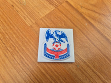 VINTAGE 1990S CRYSTAL PALACE FC FOOTBALL CREST LOGO SQUARE FRIDGE MAGNET BADGE
