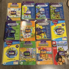 Lot of 12 Leap Frog Interactive BOOKS AND CARTRIDGES Leap Pad Learning System