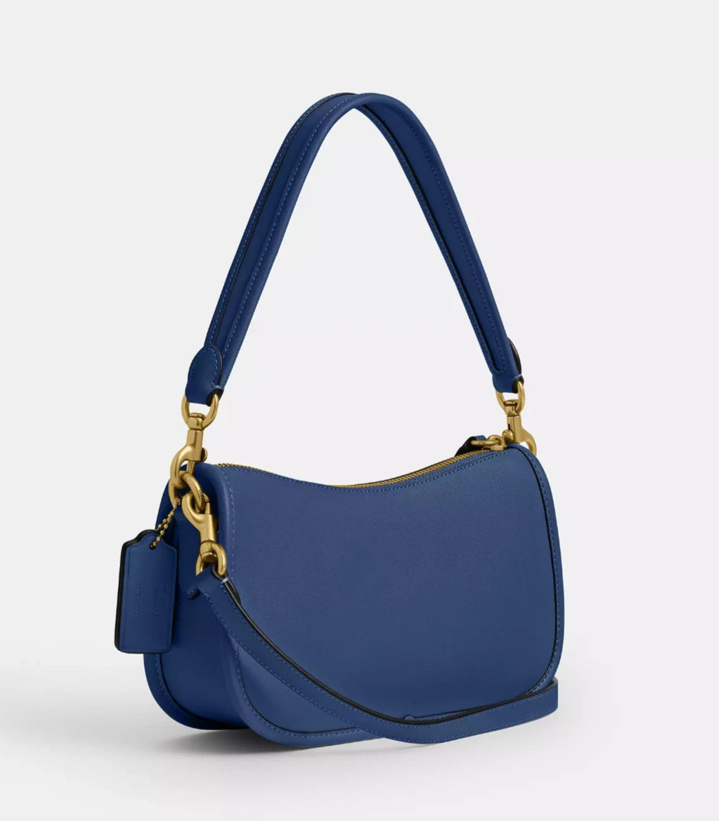 DISNEY X COACH Swinger Bag Donald Duck Stone Blue 2WAY Shoulder Bag CDN03 NEW image 2