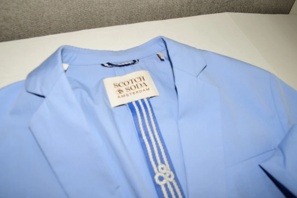 ¡NUEVO CON ETIQUETAS! Abrigo deportivo Scotch & Soda para hombre chaqueta elegante talla M algodón precio de venta sugerido por el fabricante 238 USD Foto 2 de 4