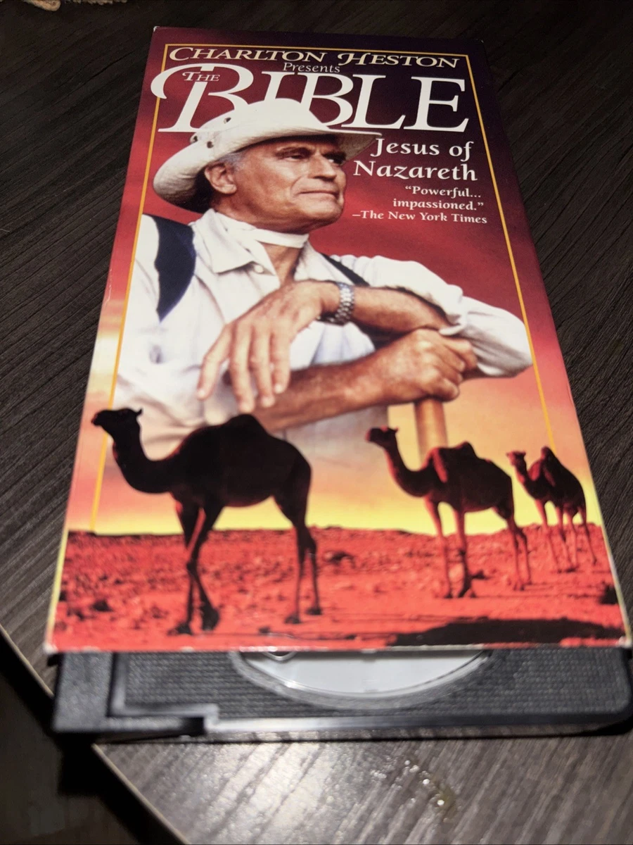 The Bible Jesus Of Nazareth .. Charlton Heston. VHS | eBay