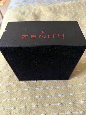 Zenith El Primero Auto Chronograph Date Silver Dial Brown Leather